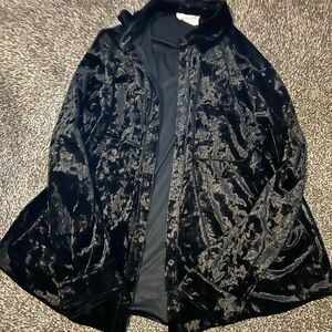 Satin material shaket